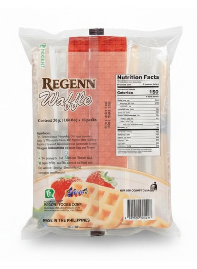 ريجنت وافل بلجيكي 30 جم × 10 قطع - Image 2